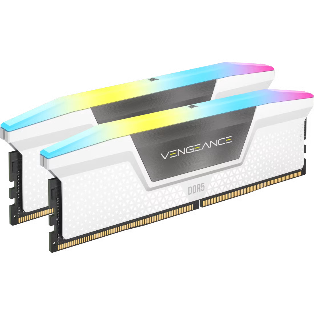 Corsair VENGEANCE RGB DDR5 White 32GB (16GB x 2) 6000MHz CL36 - AMD EXPO (CMH32GX5M2E6000Z36W)