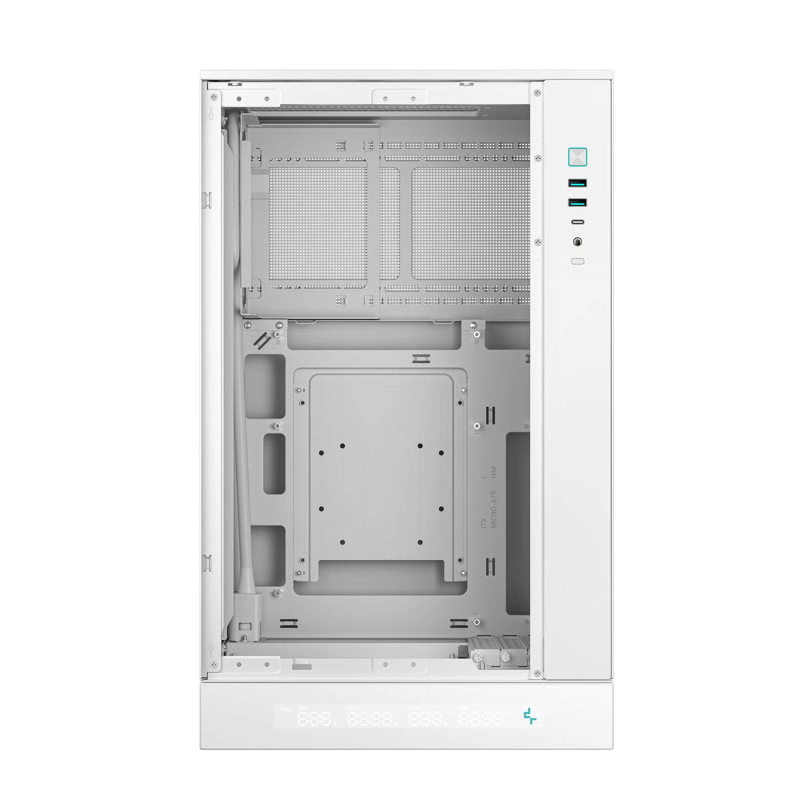 DEEPCOOL CH270 DIGITAL Micro-ATX 機箱 - White 白色