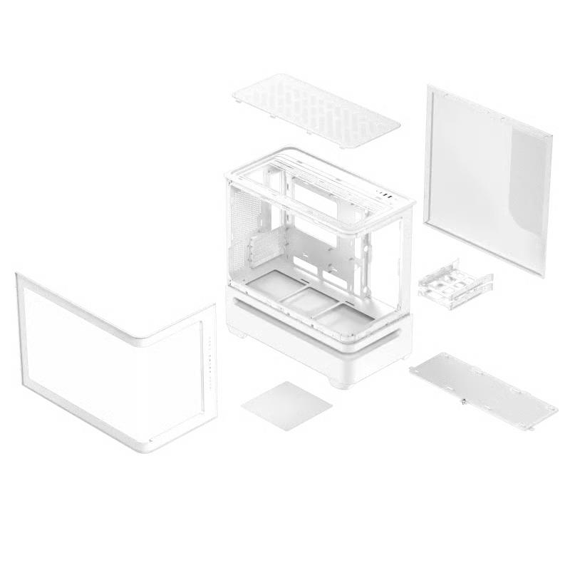 ASUS 華碩 Prime AP202 Micro-ATX 機箱 - White 白色