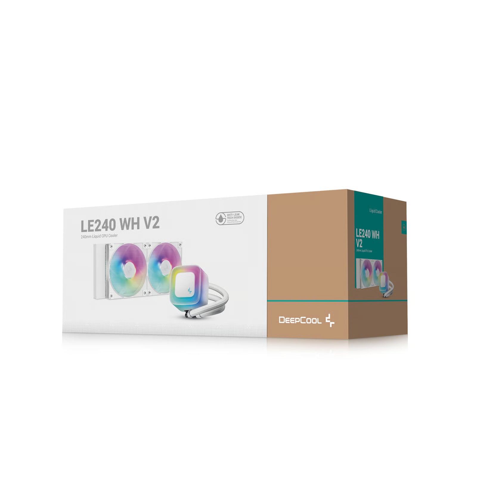 DEEPCOOL LE240 WH V2 240mm ARGB 水冷散熱器 - White 白色