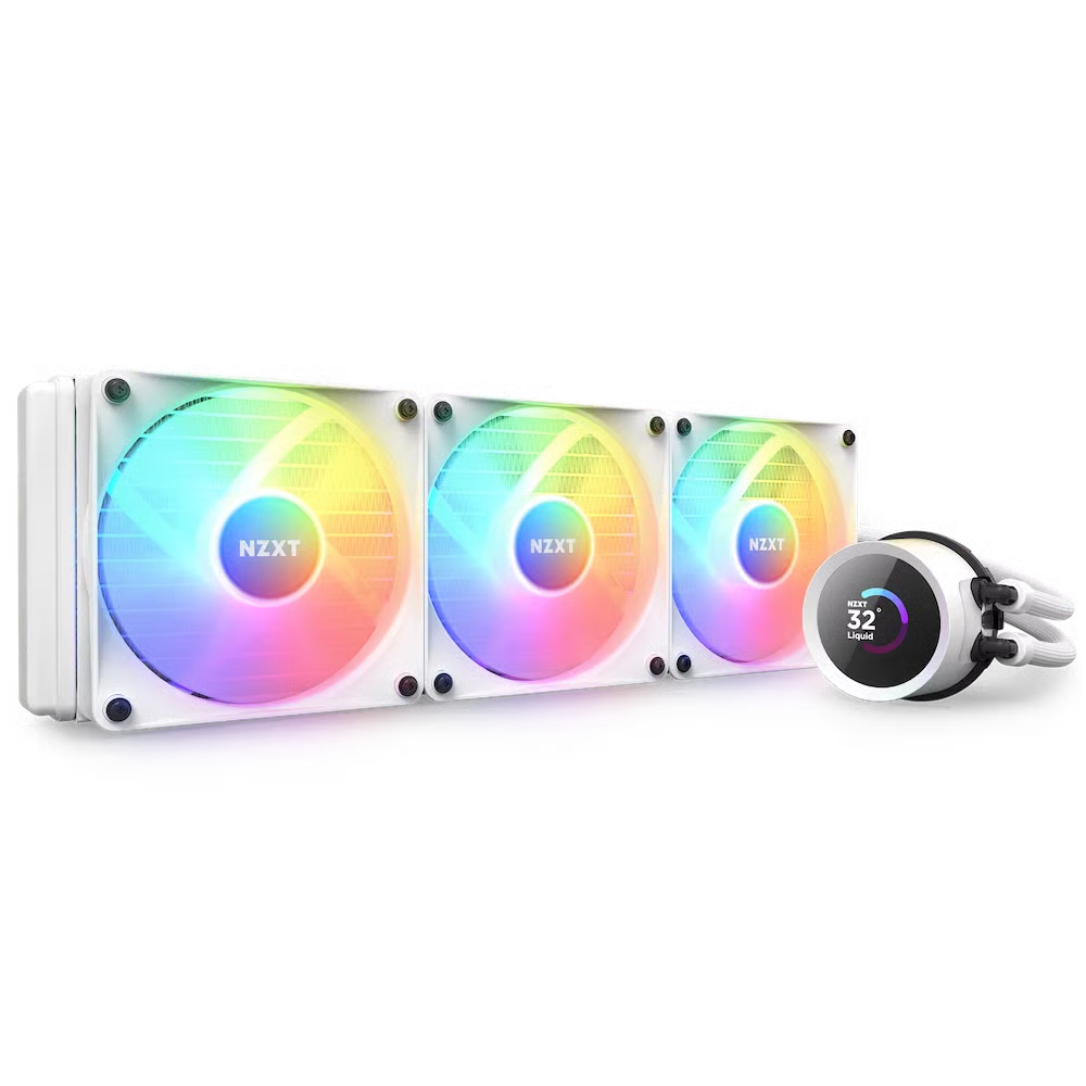 NZXT Kraken 360 RGB 360mm 水冷散熱器 - White 白色