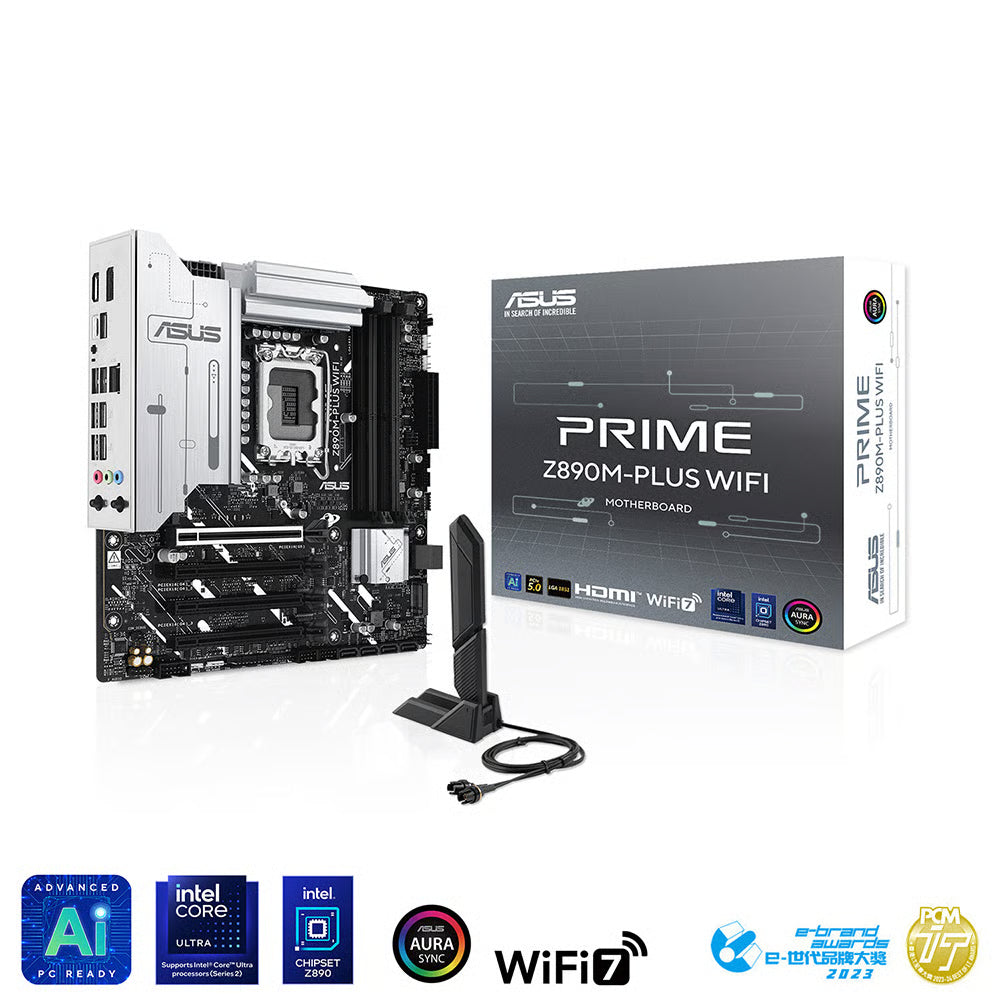 ASUS 華碩 PRIME Z890M-PLUS WIFI-CSM Micro-ATX 主機板 (DDR5)