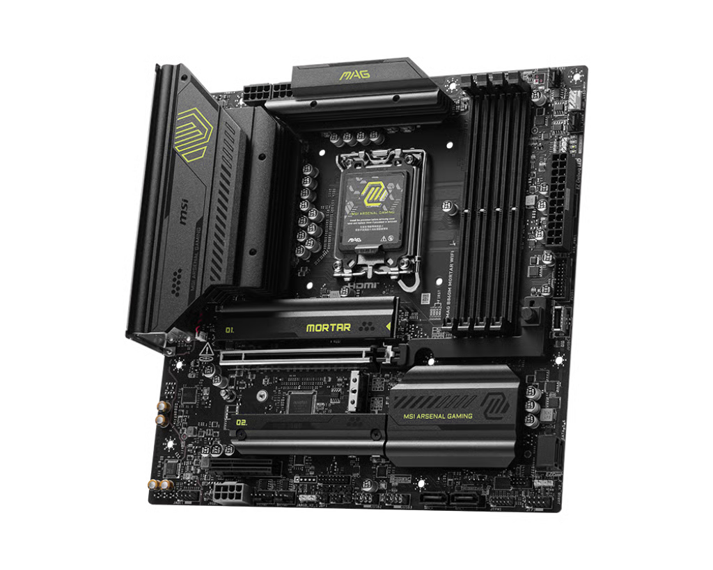 MSI 微星 MAG B860M MORTAR WIFI Micro-ATX 主機板 (DDR5)