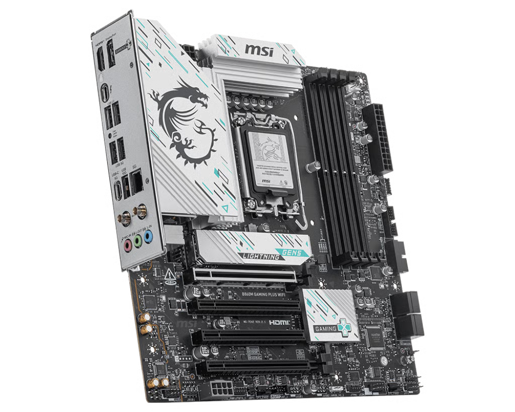 MSI 微星 B860M GAMING PLUS WIFI Micro-ATX 主機板 (DDR5)