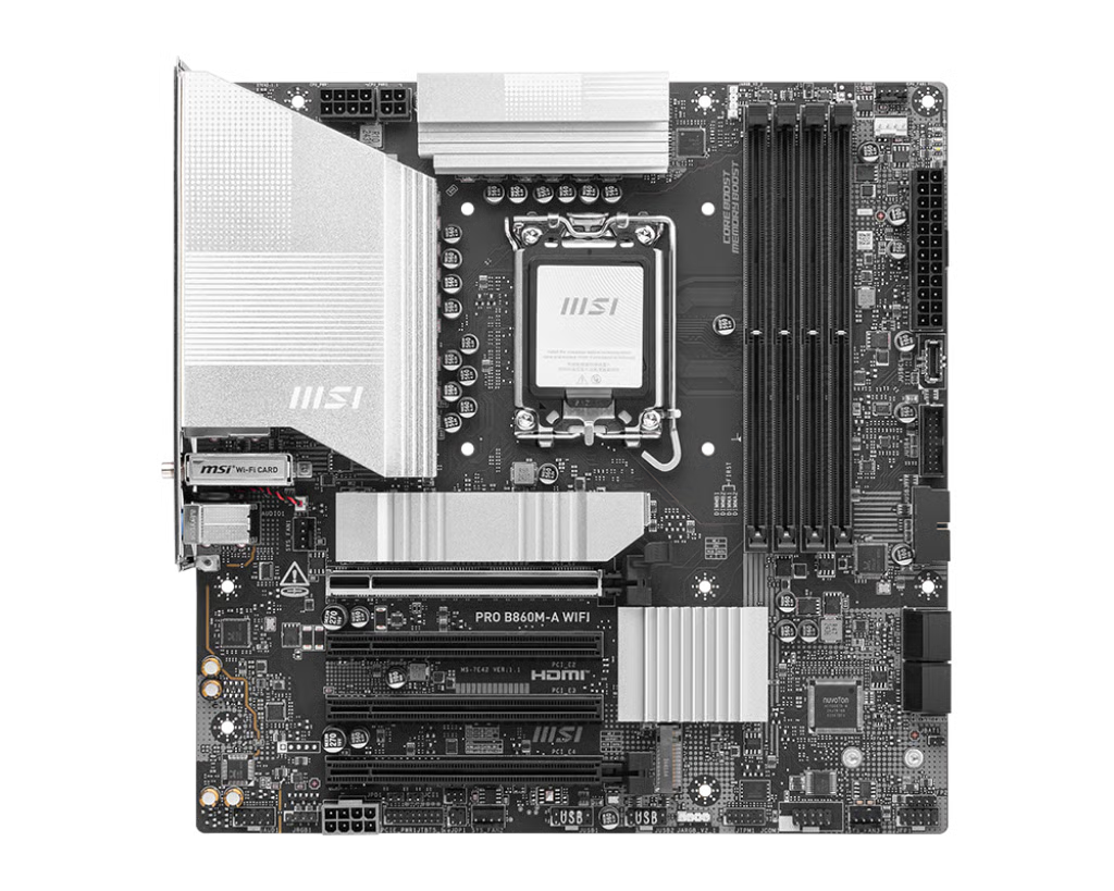 MSI 微星 PRO B860M-A WIFI Micro-ATX 主機板 (DDR5)