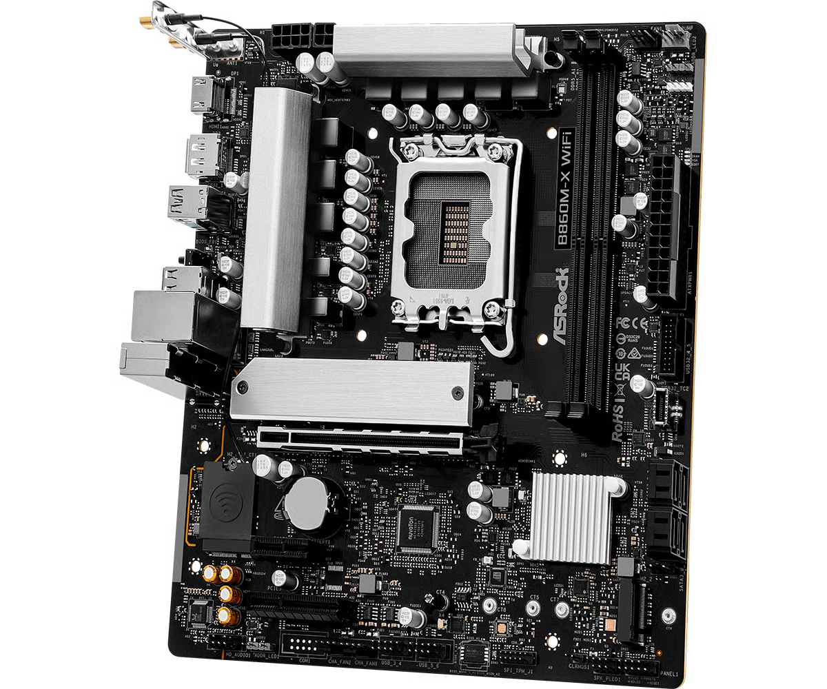 ASRock 華擎 B860M-X WiFi Micro-ATX 主機板