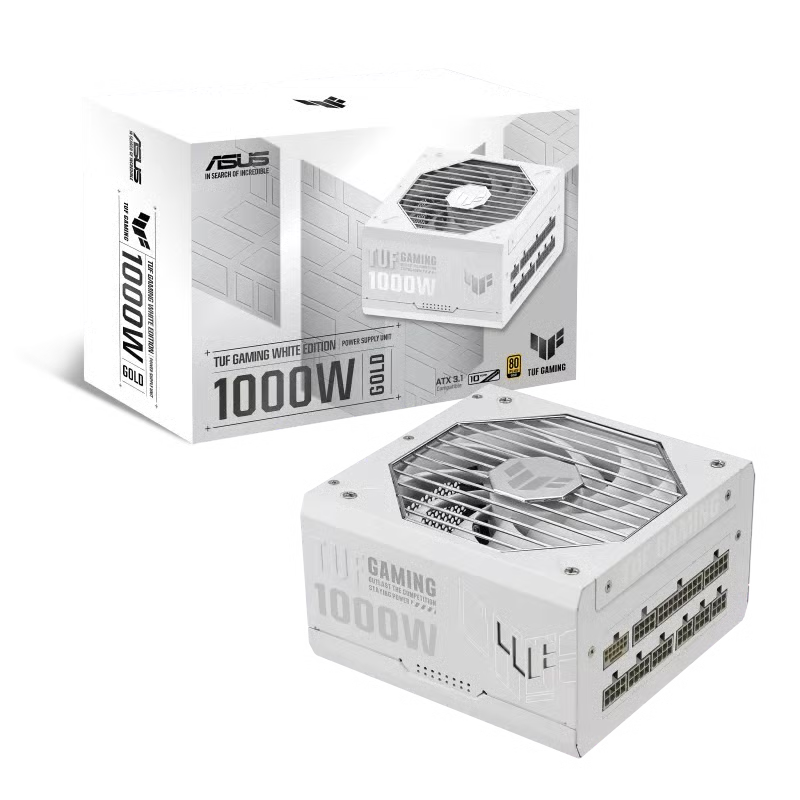 ASUS 華碩 TUF Gaming 1000W Gold White Edition 80Plus Gold 金牌 全模組 白色火牛 (10年保)
