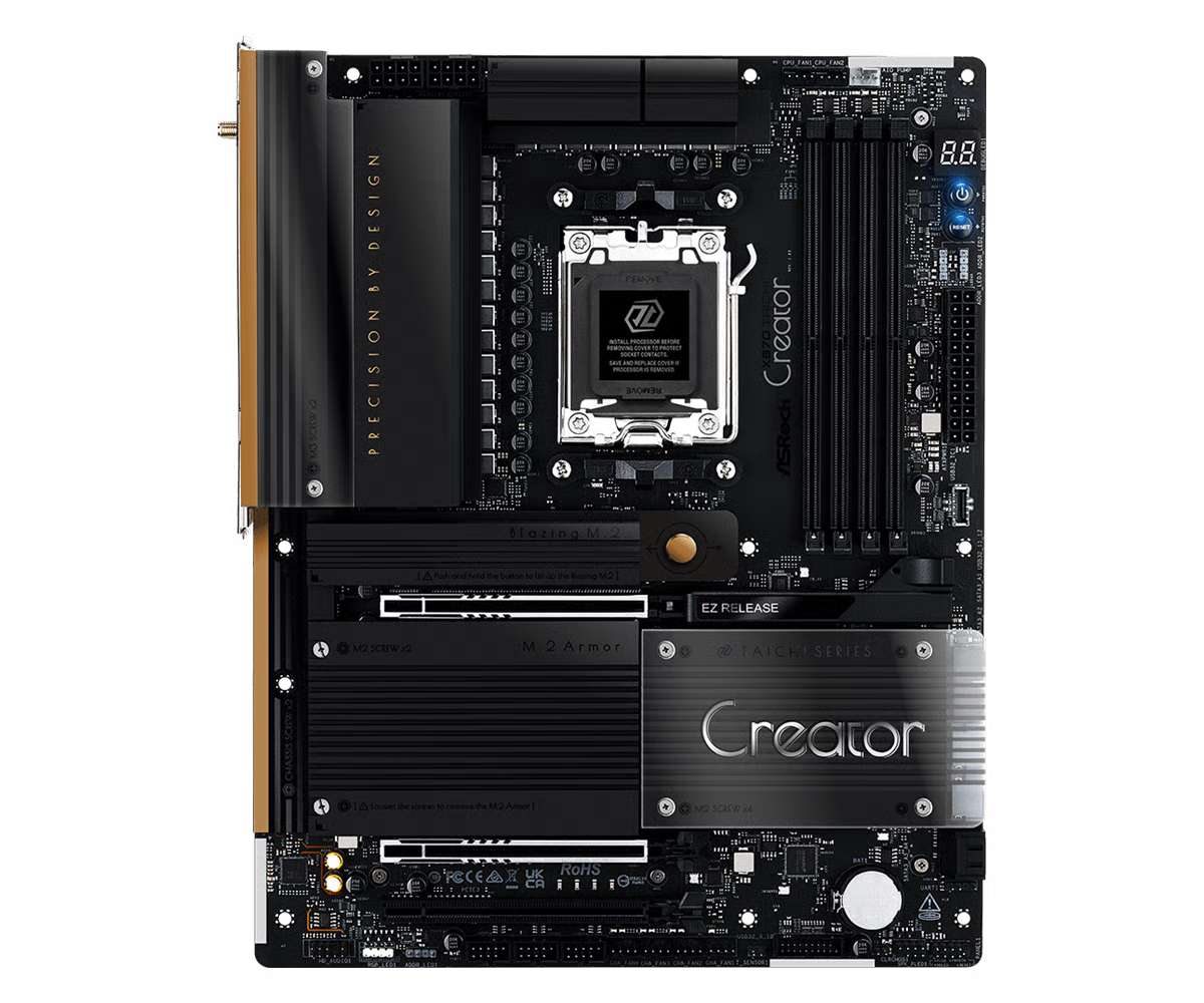 ASRock 華擎 X870 Taichi Creator ATX 主機板 (DDR5)
