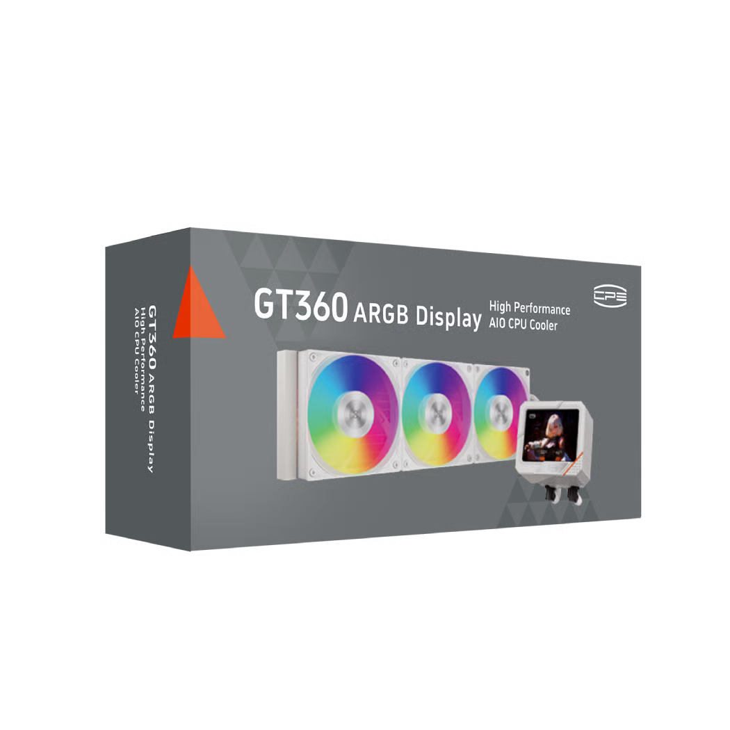 PCCOOLER GT360 ARGB Display 360mm 水冷散熱器 - White 白色