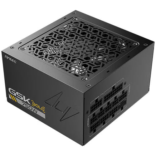 Antec GSK750 V2 ATX3.1 750W 80Plus Gold 金牌 全模組 火牛 (10年保) - Black 黑色