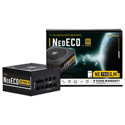 Antec NeoECO Gold Modular 750W 80Plus Gold 金牌 火牛 (7年保) 【附送12VHPWR線】