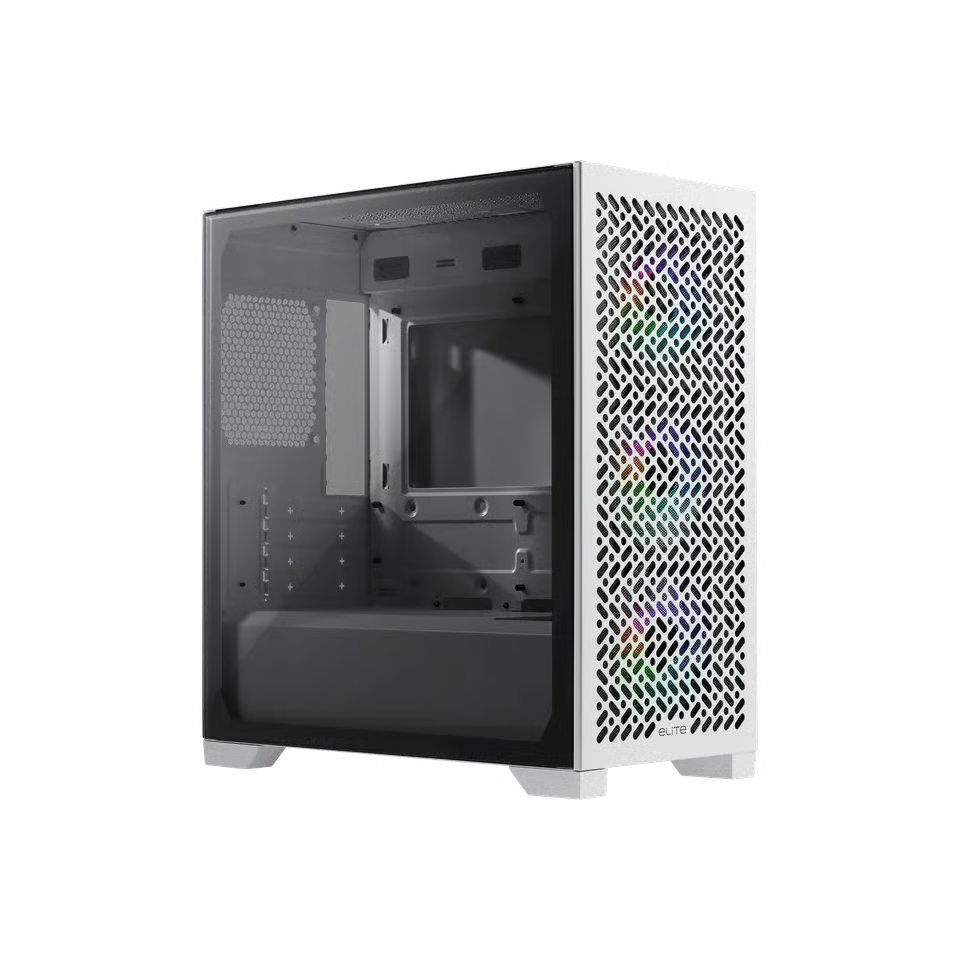 Cooler Master Elite 302 Micro-ATX 機箱 - White 白色 【預裝4把ARGB風扇】