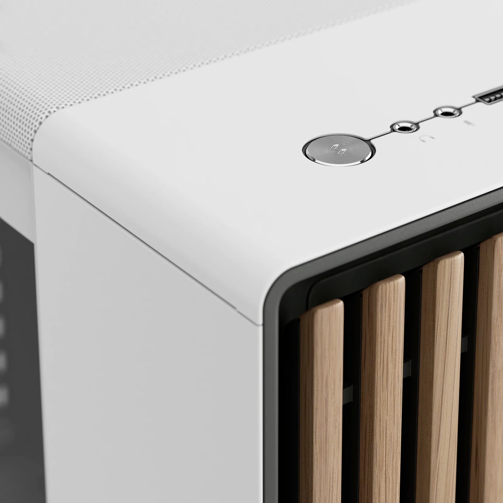 Fractal Design North XL ATX 機箱 - Chalk White Clear TG
