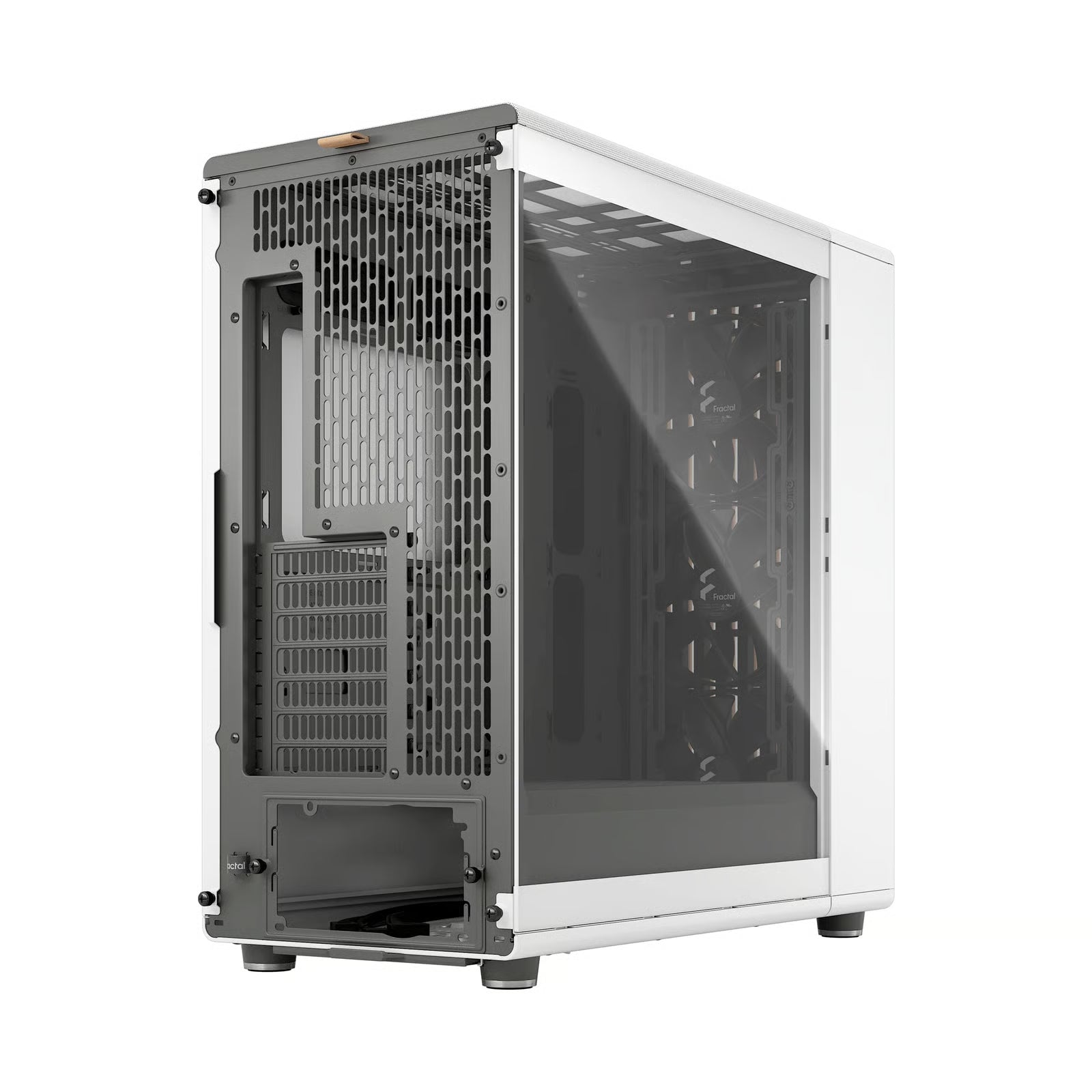 Fractal Design North XL ATX 機箱 - Chalk White Clear TG