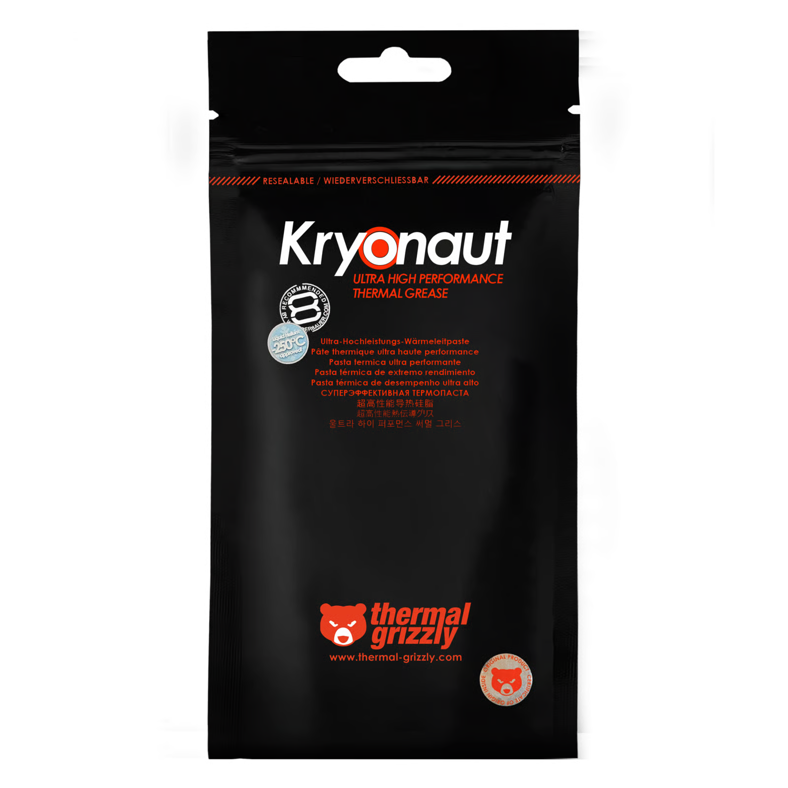 Thermal Grizzly Kryonaut 37g/10ml 散熱膏