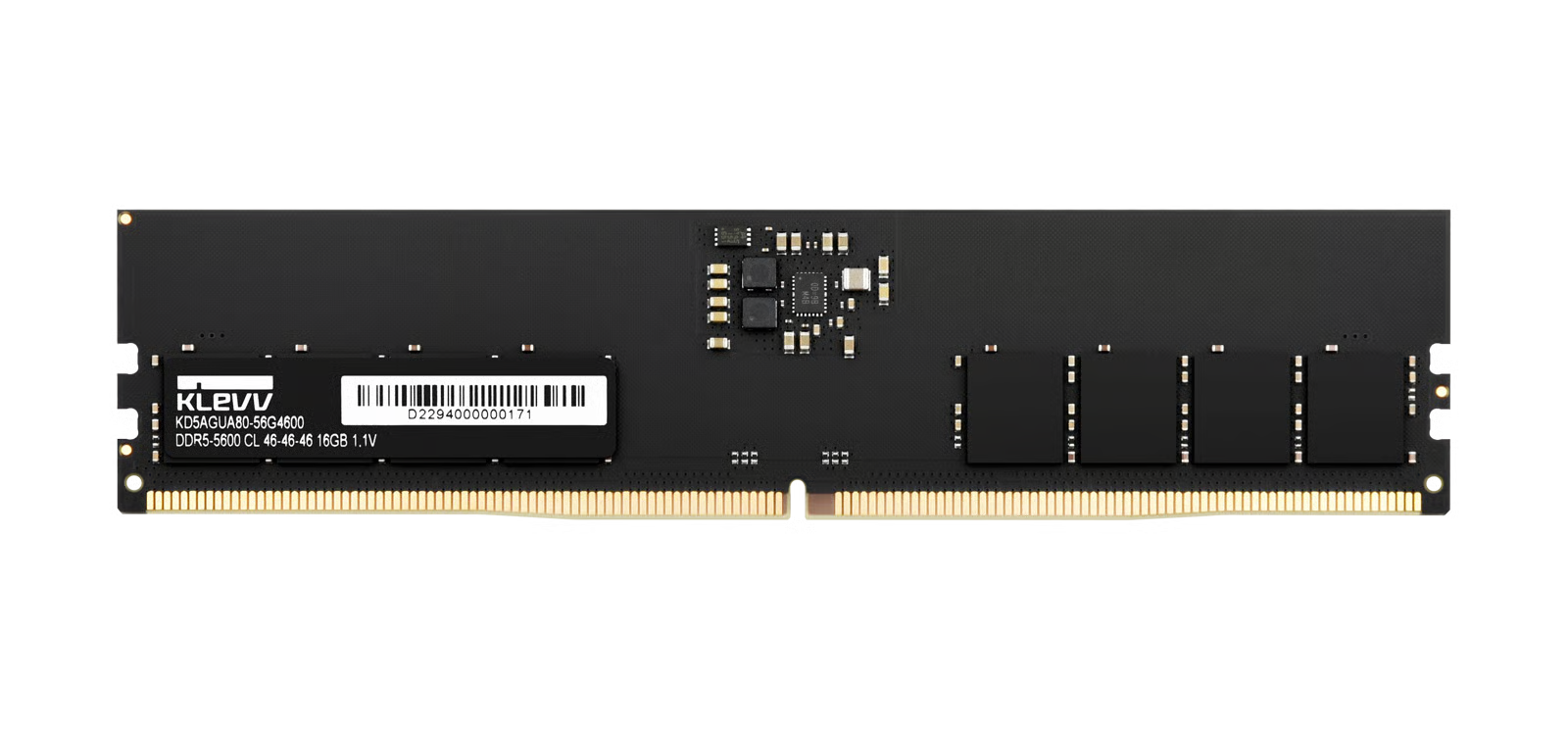 Klevv 科賦 Value DDR5 32GB (32GB x 1) 5600MHz CL46 (KD5BGUA80-56G460A) - Limited Lifetime保養