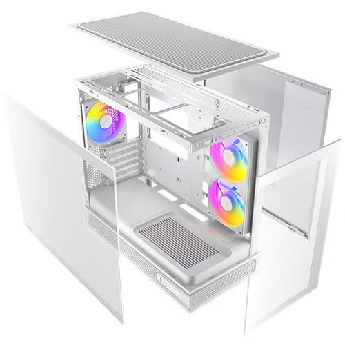 Antec C2M ARGB Micro-ATX 機箱 - White 白色 - 2年保養
