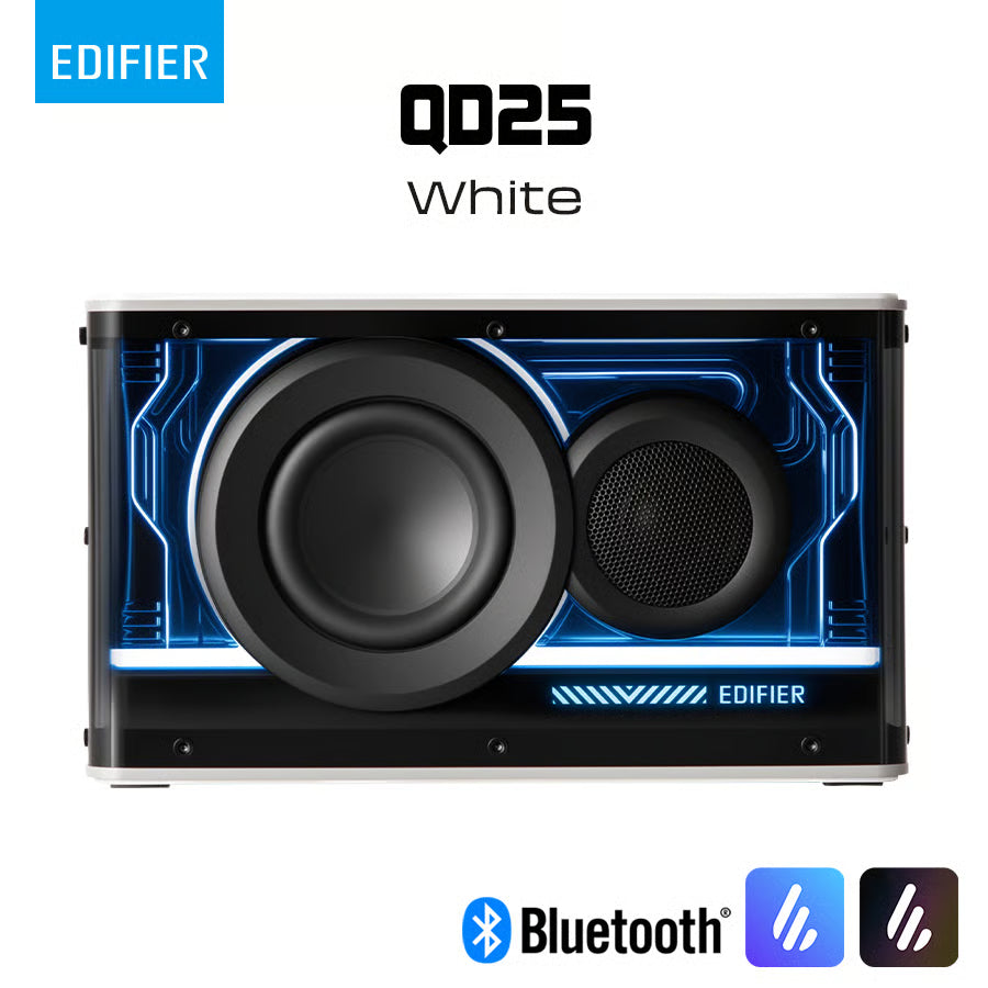Edifier QD25 Tabletop 桌上型藍牙喇叭 - 白色