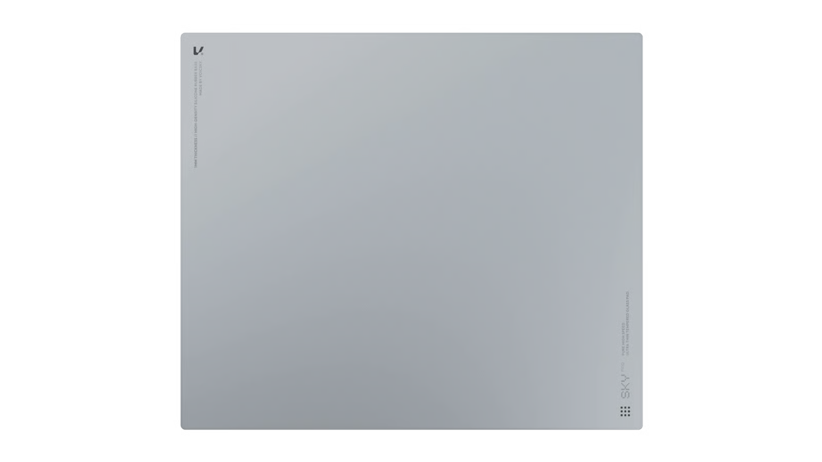 Voicsky SKY PRO 玻璃電競滑鼠墊 - XL Light 白色