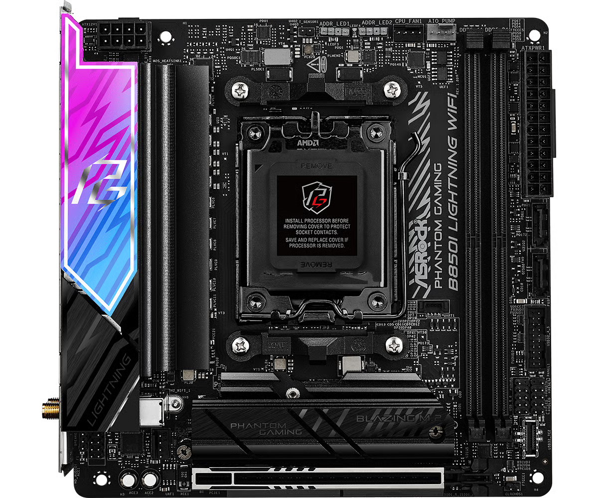 ASRock 華擎 B850I Lightning WiFi ITX 主機板 (DDR5)
