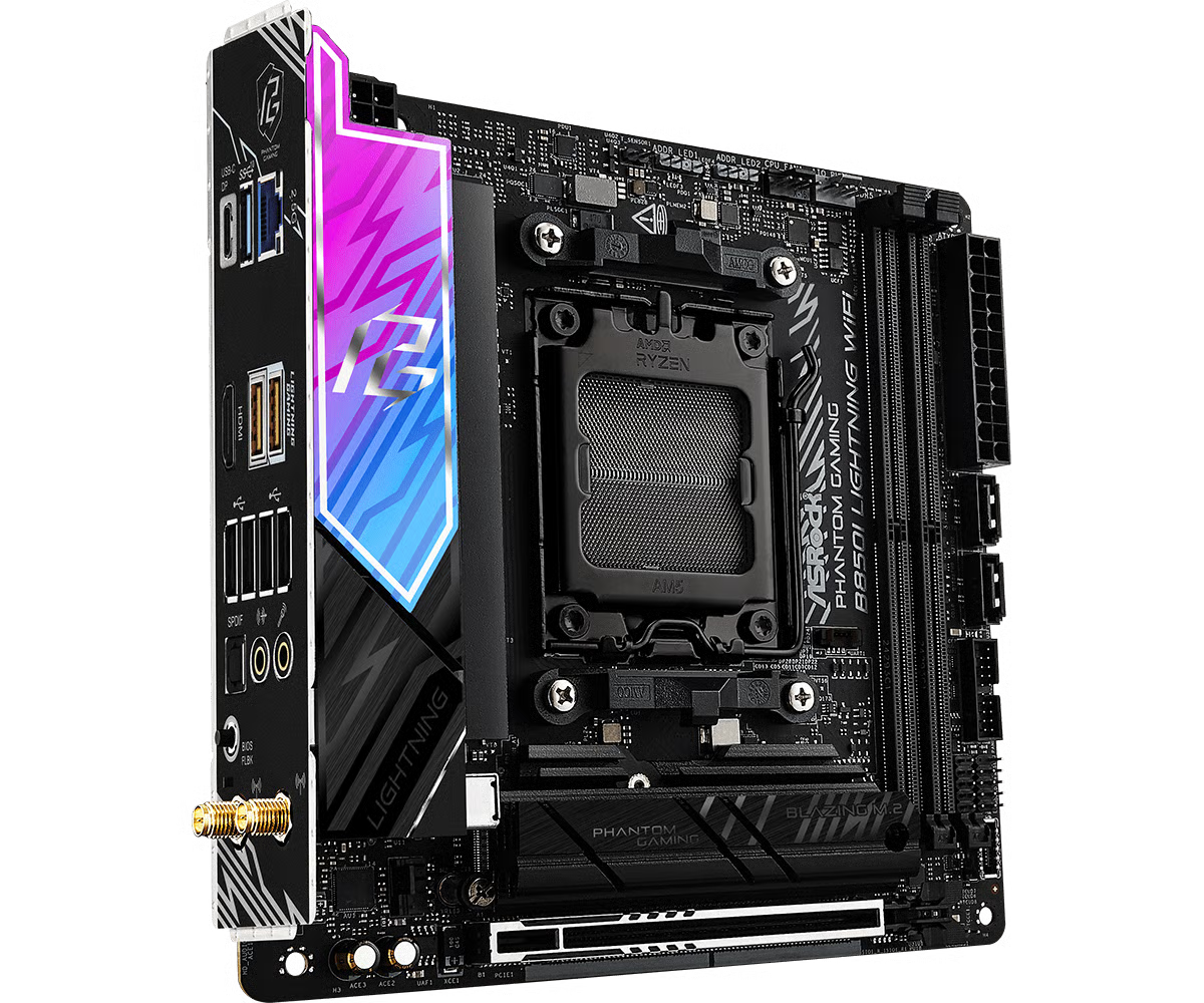 ASRock 華擎 B850I Lightning WiFi ITX 主機板 (DDR5)