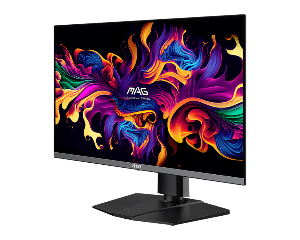 MSI 微星 MAG 272UP QD-OLED X24 電競顯示器 (26.5吋 / UHD [3840 x 2160] / 240Hz / 0.03ms QD-OLED / 10bits / DisplayHDR True Black 400 / Type-C 15W / HDMI 2.1 / 4軸人體工學支架)