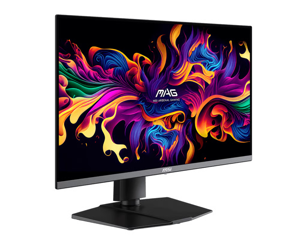 MSI 微星 MAG 272UP QD-OLED X24 電競顯示器 (26.5吋 / UHD [3840 x 2160] / 240Hz / 0.03ms QD-OLED / 10bits / DisplayHDR True Black 400 / Type-C 15W / HDMI 2.1 / 4軸人體工學支架)