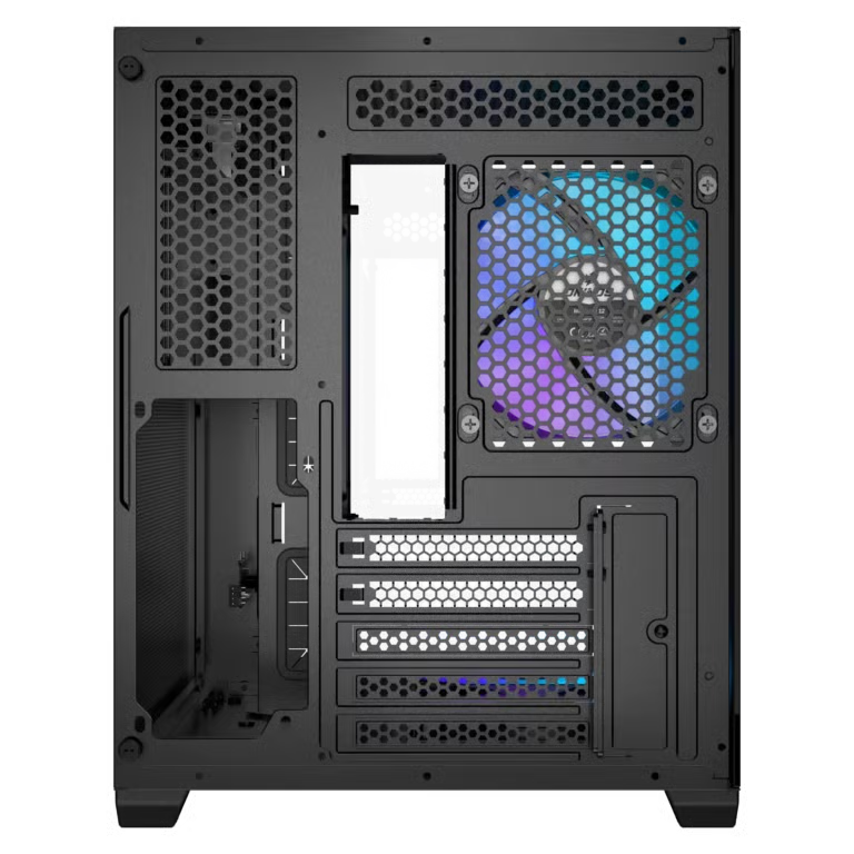 Okinos Mirage 4 Micro-ATX 機箱 - Black 黑色 【預裝3把ARGB風扇】