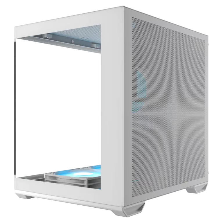 Okinos Mirage 4 Micro-ATX 機箱 - White 白色 【預裝3把ARGB風扇】