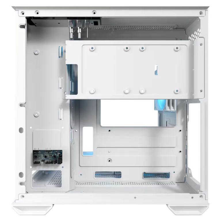 Okinos Mirage 4 Micro-ATX 機箱 - White 白色 【預裝3把ARGB風扇】