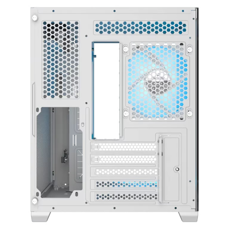 Okinos Mirage 4 Micro-ATX 機箱 - White 白色 【預裝3把ARGB風扇】