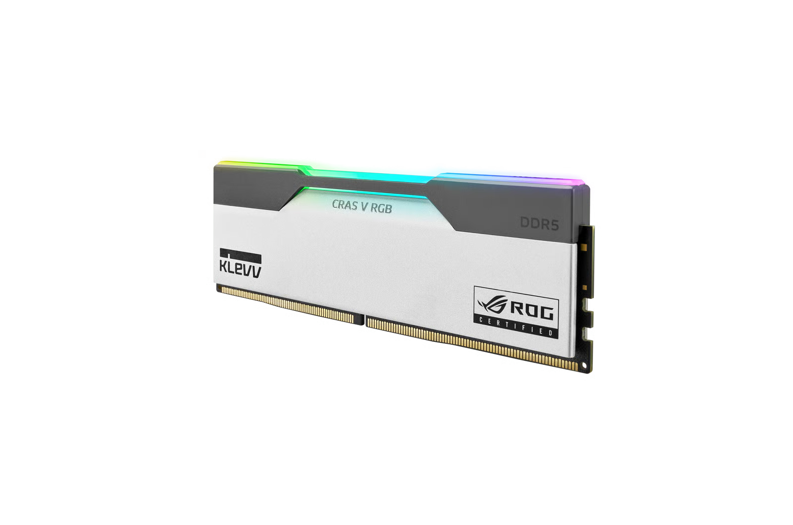Klevv 科賦 CRAS V RGB ROG CERTIFIED DDR5 32GB (16GB x 2) 7200MHz CL34 (KD5AGUA80-72B340P)