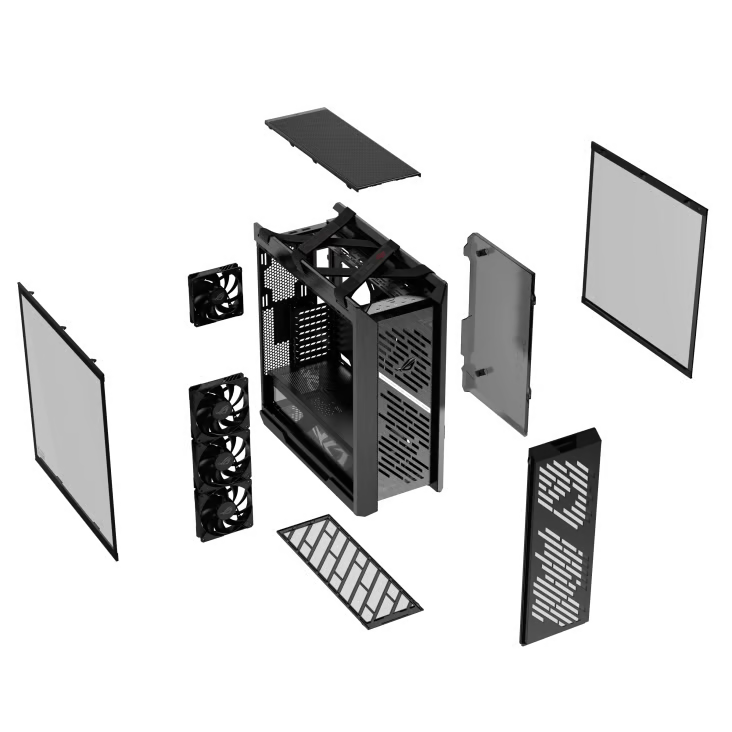 ASUS 華碩 ROG Strix Helios II GX601S ATX 機箱 - Black 黑色