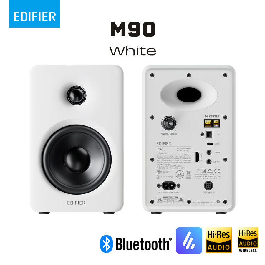 Edifier M90 精巧型主動式喇叭 - 白色 White - 1年保養