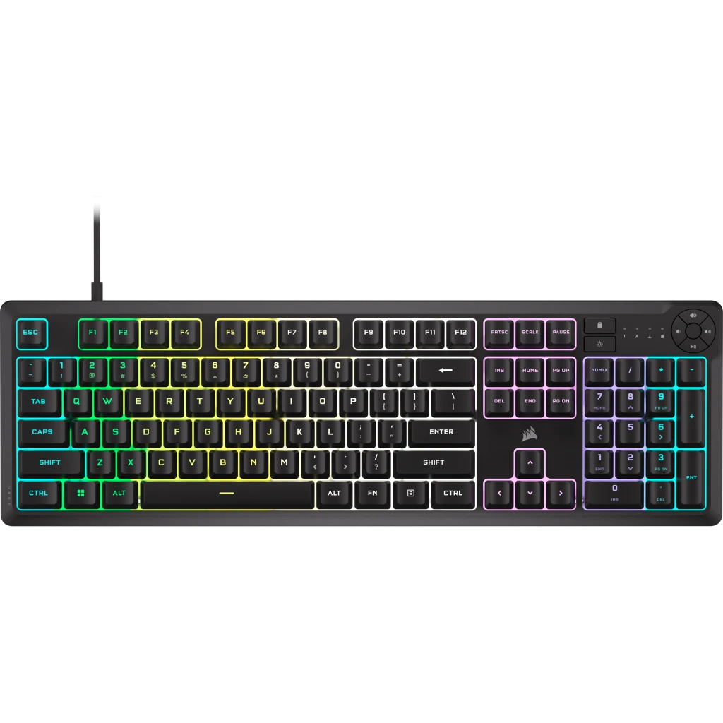 Corsair K55 Core RGB 電競鍵盤 - Black 黑色