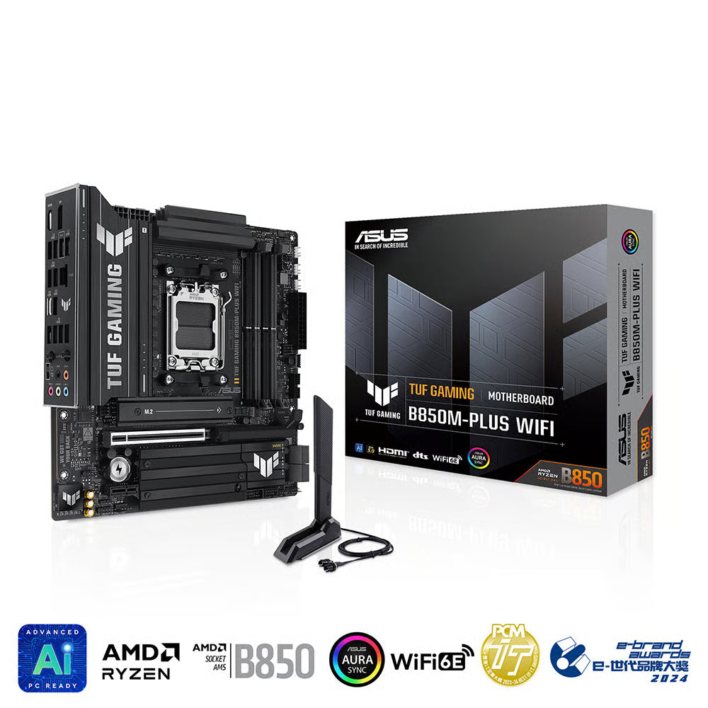 ASUS 華碩 TUF GAMING B850M-PLUS WIFI Micro-ATX 主機板 (DDR5)
