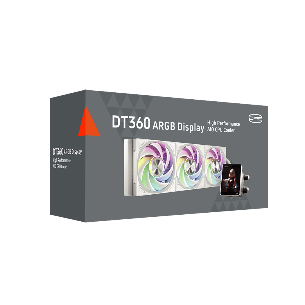 PCCOOLER DT360 ARGB Display 360mm 水冷散熱器 - White 白