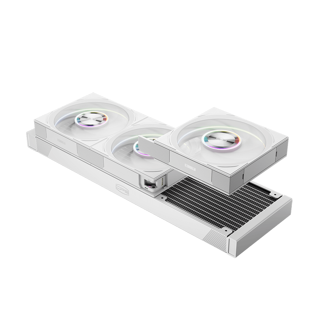 PCCOOLER DT360 ARGB Display 360mm 水冷散熱器 - White 白