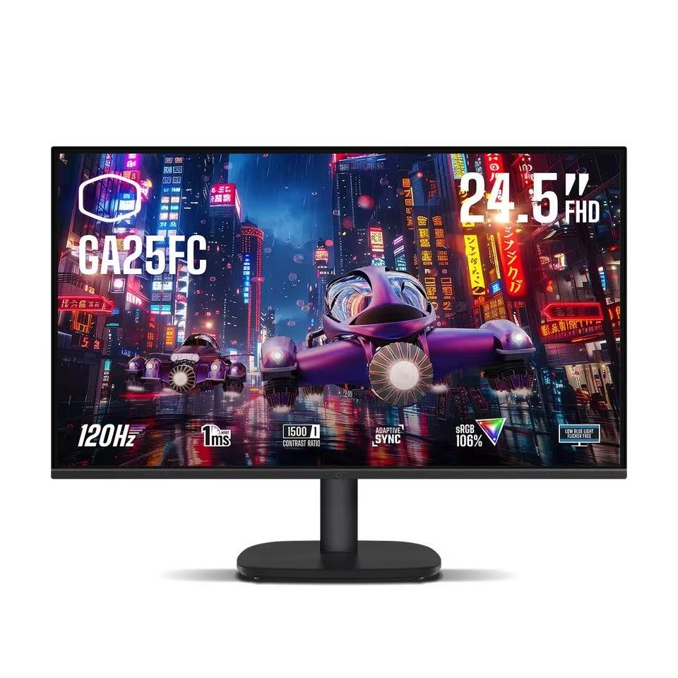 Cooler Master GA25FC 電競顯示器 (24.5吋 / FHD [1920 x 1080] / 120Hz / IPS / Adaptive Sync / HDR10)