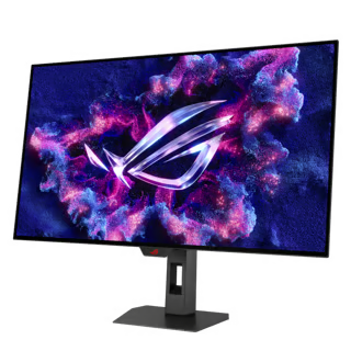 ASUS 華碩 ROG Strix OLED XG32UCWMG 雙模式電競顯示器 (31.5吋 / 4K UHD [3840 x 2160] 240Hz & FHD [1920 x 1080] 480Hz 雙模式顯示 / 0.03ms(GtG) / WOLED 10 bit / HDR400 / FreeSync Premium Pro + G-Sync Compatible / HDMI 2.1 / Type-C 15W / 3軸人體工學支架)