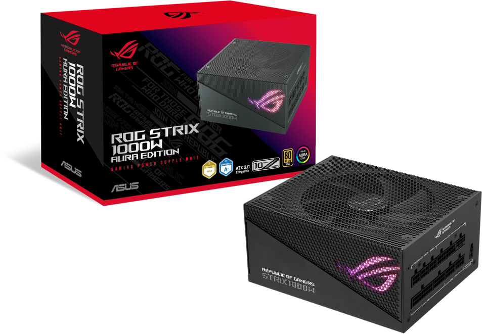 ASUS ROG STRIX 1000W 80 Plus Gold Aura Edition w/16Pin