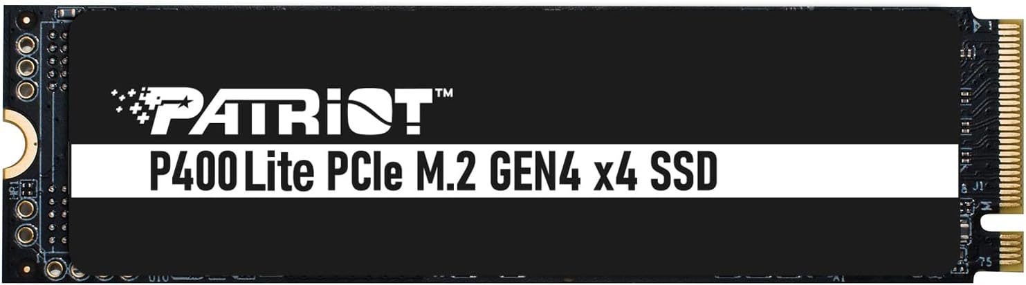 Patriot P400 Lite PCIe Gen 4x4 M.2 NVMe SSD 1TB (P400LP1KGM28H)