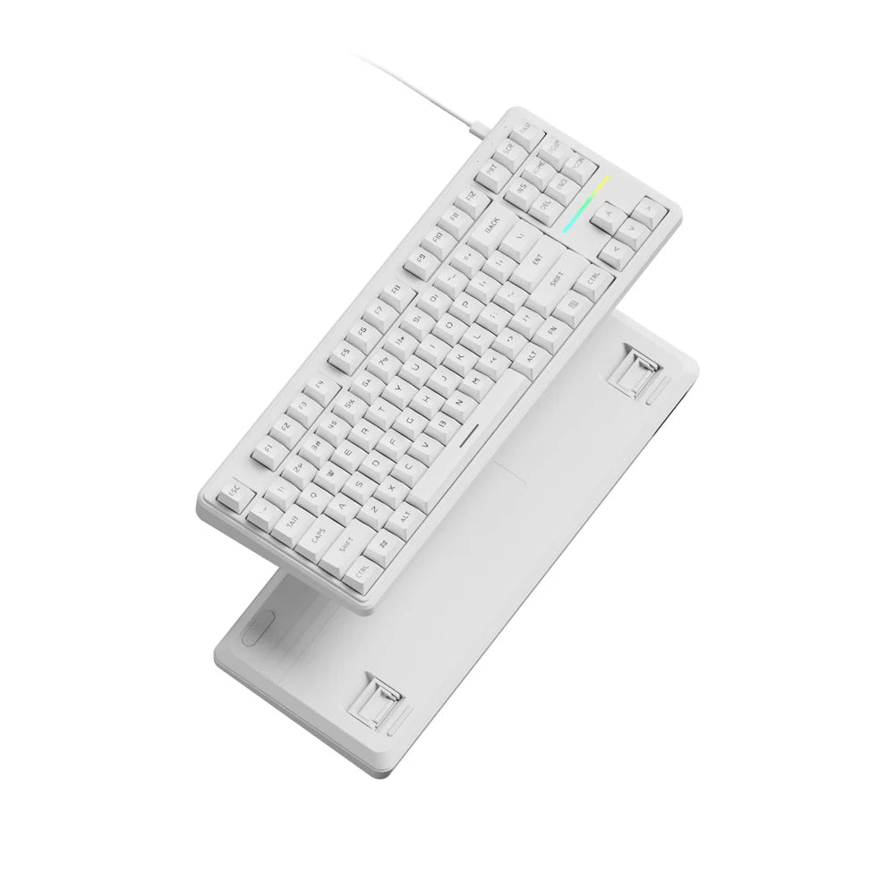 EWEADN 前行者 V80 白色等高線側刻 RGB有線標準版 鍵盤