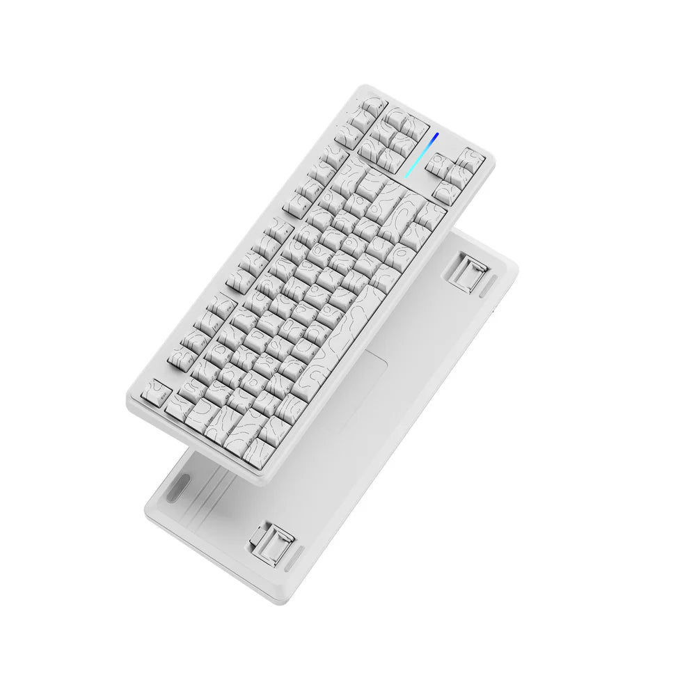 EWEADN 前行者 V80 白色等高線側刻 RGB三模升級版 無線鍵盤