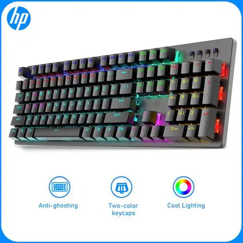 HP 有線機械式電競鍵盤 GK100F